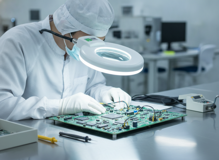 Skytech production engineering review of a custom test fixture